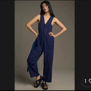 Daily Practice by Anthropologie Zip-Front Jumpsuit